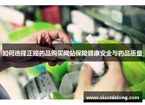 如何选择正规药品购买网站保障健康安全与药品质量